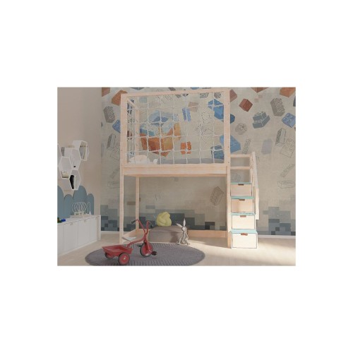 funkcjonalne łóżko na antresoli do małego pokoju – darmowa dostawa