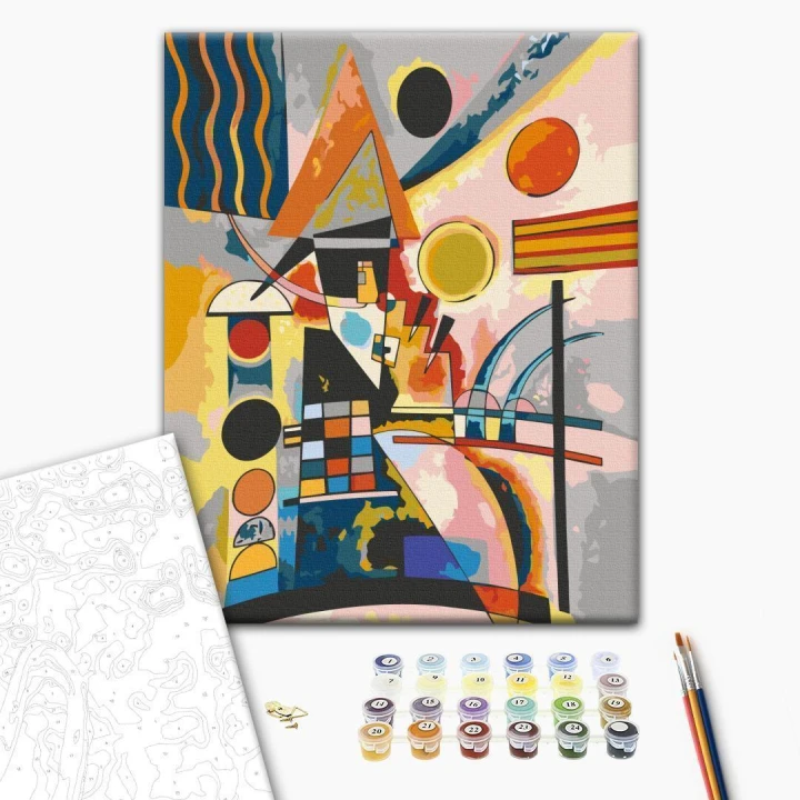 Obraz do samodzielnego malowania - Vasily Kandinsky: Swinging