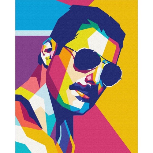 Obraz do samodzielnego malowania - Kolorowy Freddie