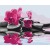 Obraz do samodzielnego malowania - Orchidea i kamienie zen w lustrze wody