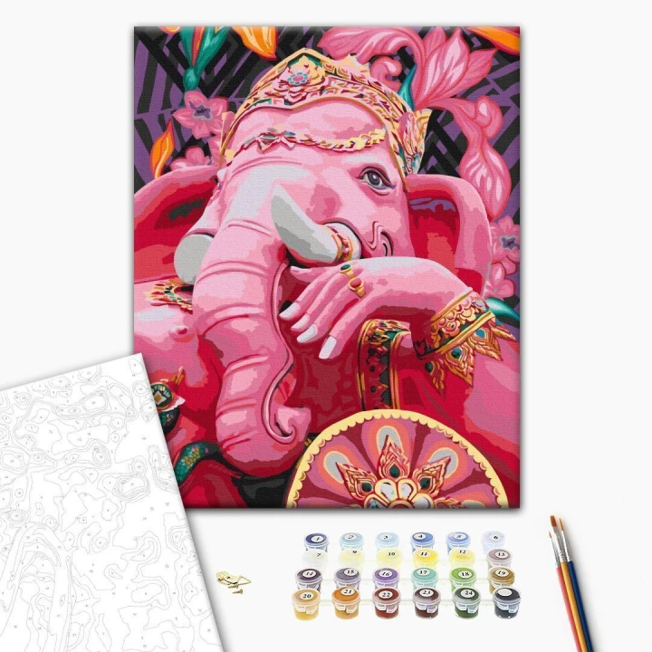 Obraz do samodzielnego malowania - Ganesha