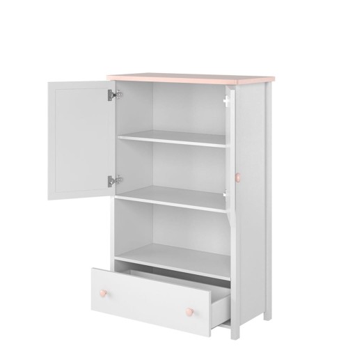 wysoka komoda do pokoju dziewczynki Luna - środek