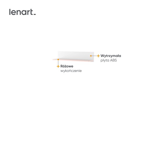 półka ścienna z kolekcji Luna - cechy